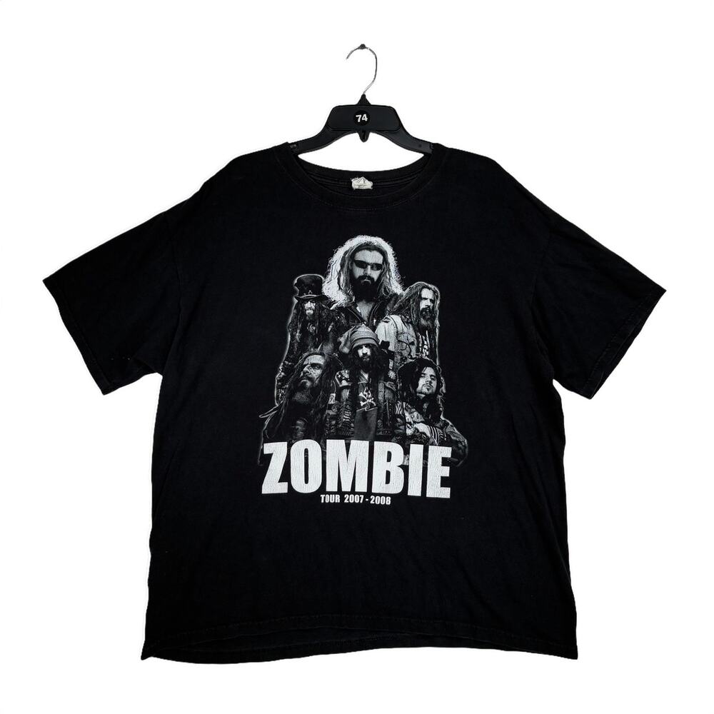 Rob Zombie 2007-2008 Concert Tour Black Graphic T-Shirt XL